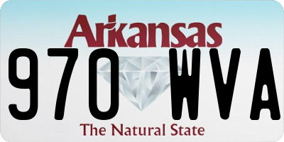 AR license plate 970WVA