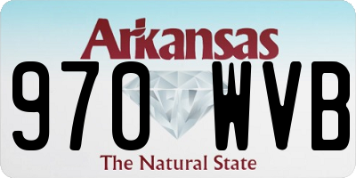 AR license plate 970WVB