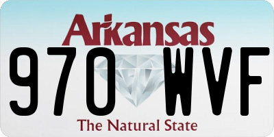 AR license plate 970WVF