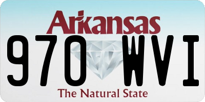 AR license plate 970WVI