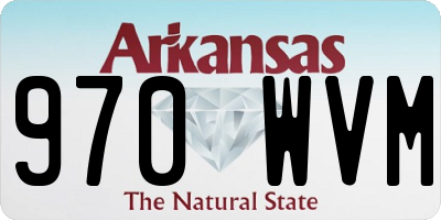 AR license plate 970WVM