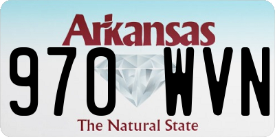 AR license plate 970WVN