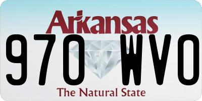 AR license plate 970WVO