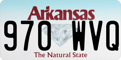 AR license plate 970WVQ