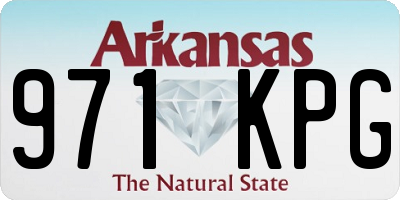 AR license plate 971KPG