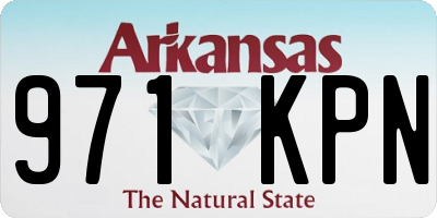 AR license plate 971KPN