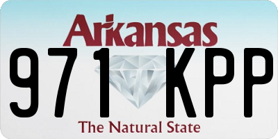 AR license plate 971KPP