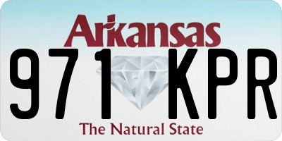 AR license plate 971KPR