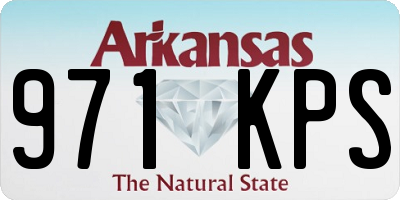 AR license plate 971KPS