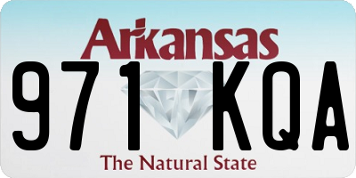 AR license plate 971KQA