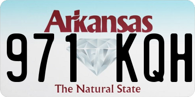 AR license plate 971KQH