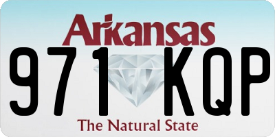 AR license plate 971KQP