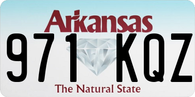 AR license plate 971KQZ