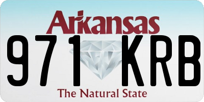 AR license plate 971KRB