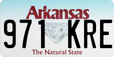 AR license plate 971KRE
