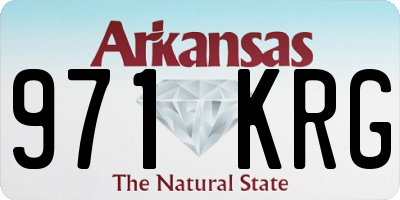 AR license plate 971KRG