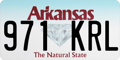 AR license plate 971KRL