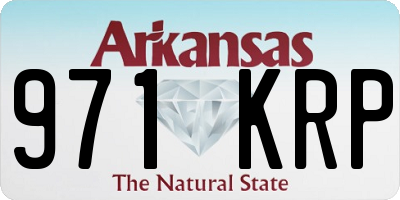 AR license plate 971KRP