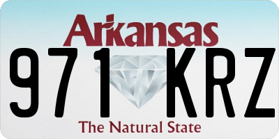 AR license plate 971KRZ