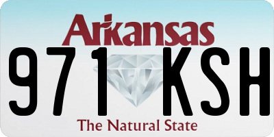 AR license plate 971KSH