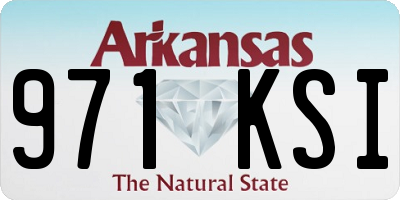 AR license plate 971KSI