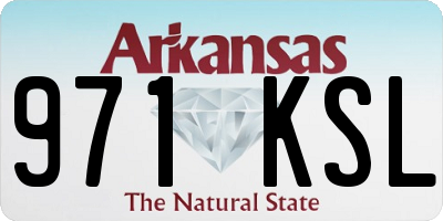 AR license plate 971KSL