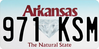 AR license plate 971KSM