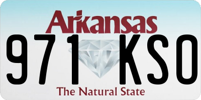 AR license plate 971KSO