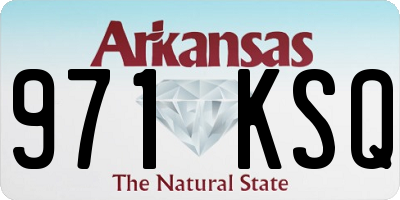 AR license plate 971KSQ
