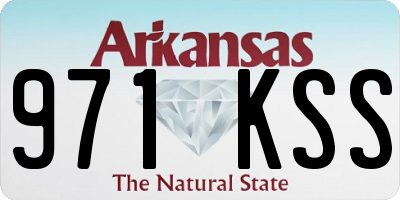 AR license plate 971KSS
