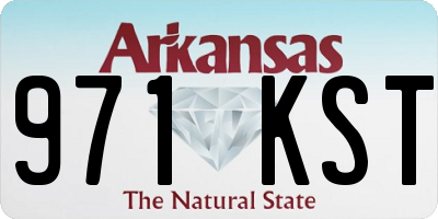 AR license plate 971KST