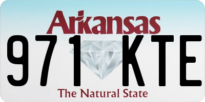 AR license plate 971KTE