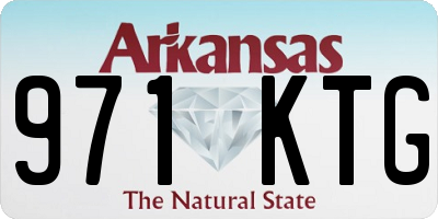 AR license plate 971KTG