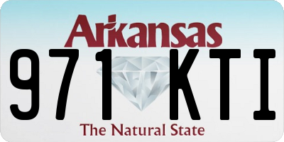 AR license plate 971KTI