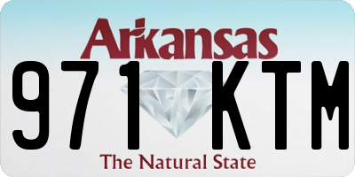 AR license plate 971KTM