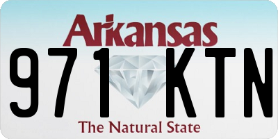 AR license plate 971KTN