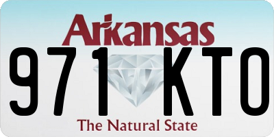 AR license plate 971KTO