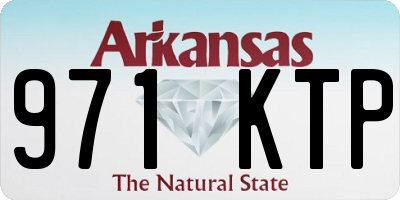AR license plate 971KTP