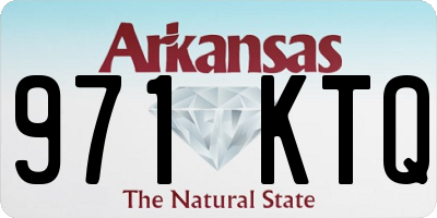 AR license plate 971KTQ