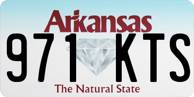 AR license plate 971KTS