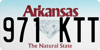 AR license plate 971KTT