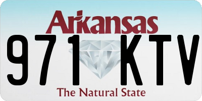 AR license plate 971KTV