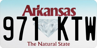 AR license plate 971KTW