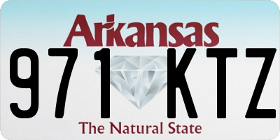 AR license plate 971KTZ