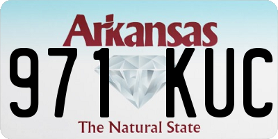 AR license plate 971KUC