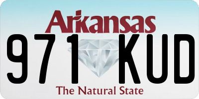 AR license plate 971KUD
