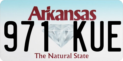AR license plate 971KUE