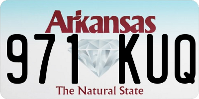 AR license plate 971KUQ
