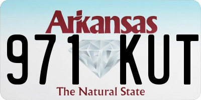 AR license plate 971KUT