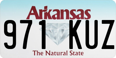 AR license plate 971KUZ